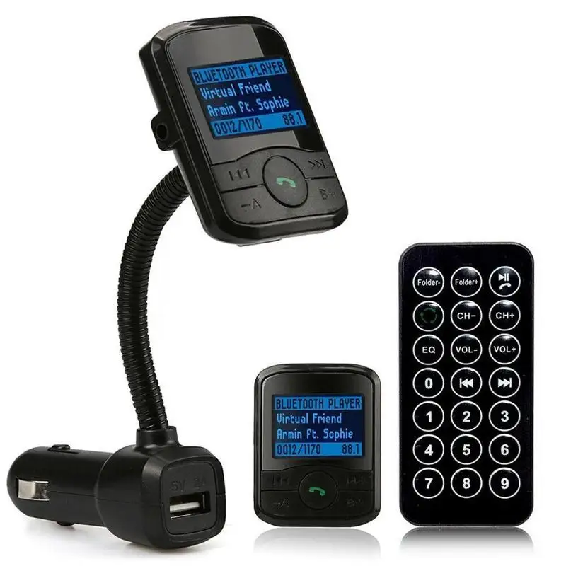 CD автомобильный комплект аудио MP3 плеер беспроводной Bluetooth A2DP FM передатчик пульт