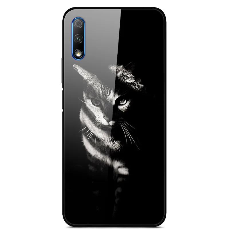 Роскошный чехол для huawei Honor 9X, чехол из закаленного стекла, силиконовый чехол для телефона huawei Honor 9X X9 9 X, чехол s для Honor 9X - Цвет: 07