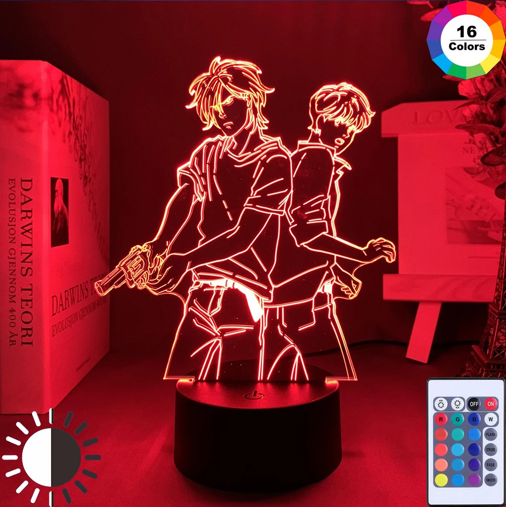 

3D Lamp Led Night Light Anime Cartoon for Bedroom Decor Child Kids Toys boy USB Birthday Gift Manga Xmas Color Change Nightlight