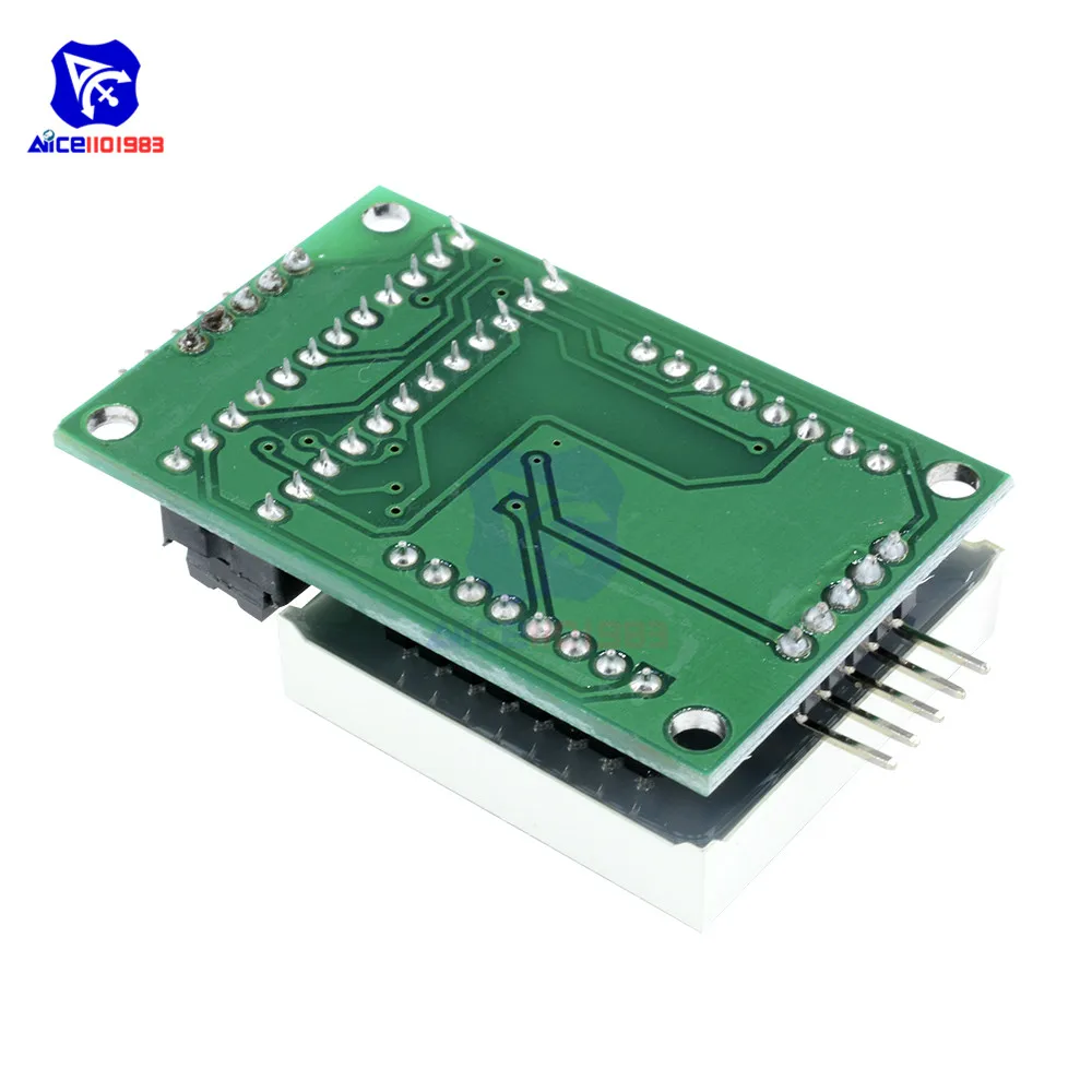 Diymore MAX7219 8x8 Красный светодиодный точечный матричный общий катодный модуль MCU светодиодный модуль дисплея для Arduino