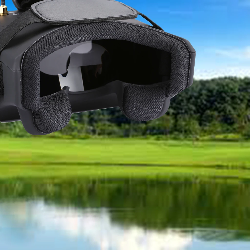 EV800D 5,8G 40CH 5 дюймов 800*480 видео гарнитура HD DVR разнообразие FPV очки с батареей для RC модели RC FPV Дрон