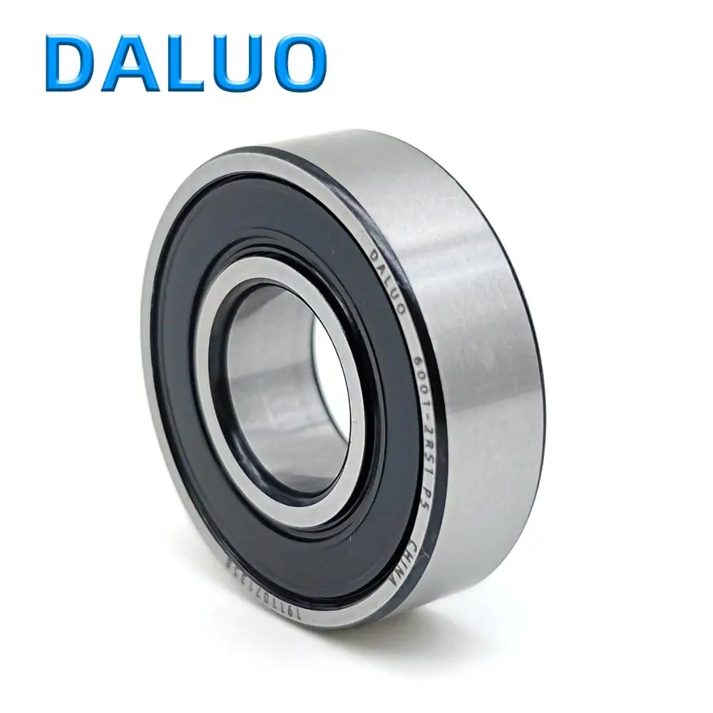 1 шт. 6001 2RS1 P5 12X28X8 DALUO подшипник 6001RS 2RS ABEC 5 однорядные радиальные шарикоподшипники