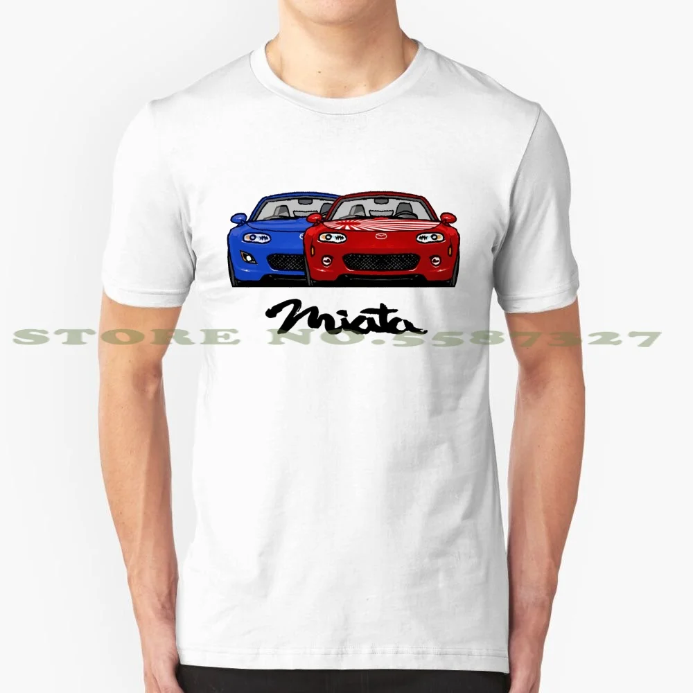 

Mx5 Miata Nc Blue-Red Cool Design Trendy T-Shirt Tee Mazda Mx5 Miata Mx5 Miata Jdm Roadster Mazda Mx5 Nc