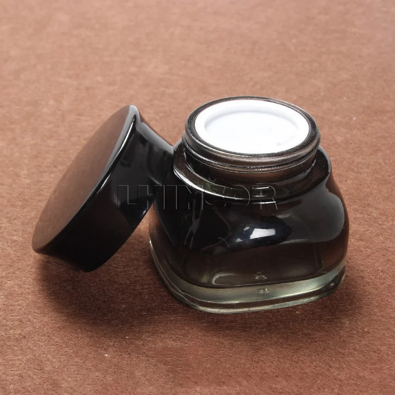 5 шт./лот черные градиентные прозрачные стеклянные бутылки с распылителем для