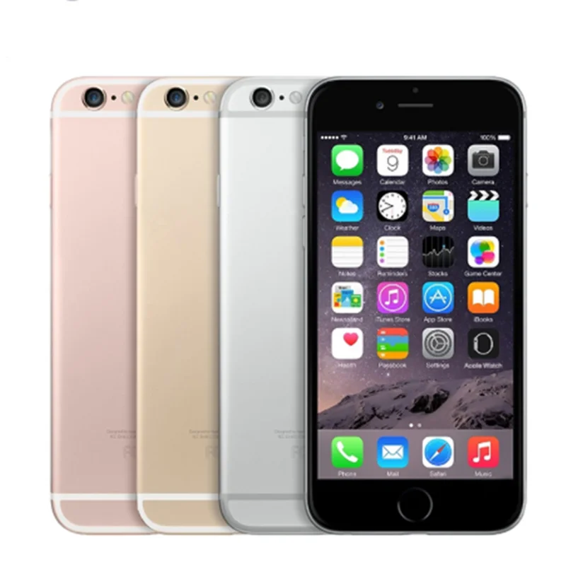 Apple iPhone 6S LTE Двухъядерный 2 Гб ОЗУ 4,7 дюймов NFC Apple Pay только IOS 12 Мп задняя камера 5 Мп фронтальная камера мобильного телефона