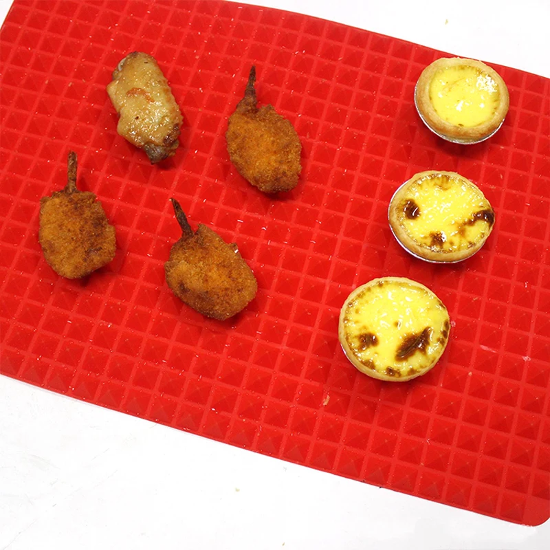 

Silicone Baking Mat Pad Non-stick Pad Pyramid BBQ Grill Cooking Mat Oven Tray Liners Mat Kitchen Bakeware Gadgets Barbecue Tools