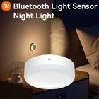 Оригинальный ночник Xiaomi Mi Home Mijia с датчиком освещенности, умный светильник с 2 яркими 5-уровневыми датчиками и сенсорным управлением, с функцией задержки и выключения