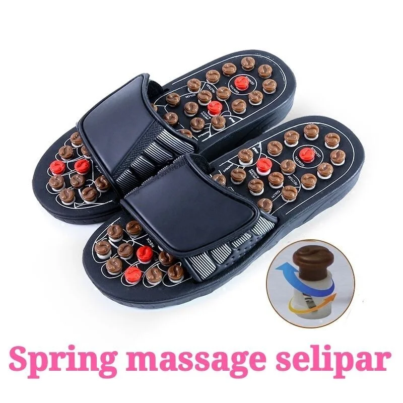 

Acupressure reflexology foot healthy massage slippers