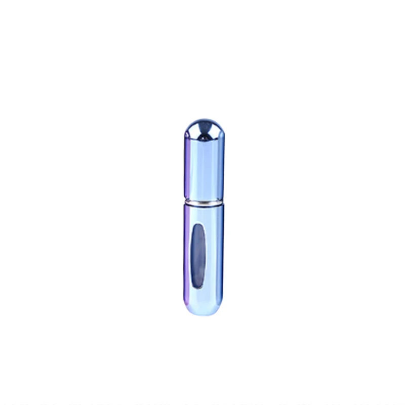 Light Blue CARRYWON 5 мл портативный мини алюминиевый многоразовый флакон для духов спрей косметический контейнер рециркуляционный самооткачивающийся флакон для духов - Цвет: Light Blue