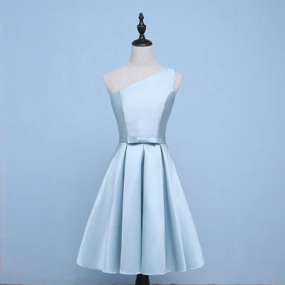 Vestido Azul Marino свадебное платье Элегантное голубое для подружки невесты сестры А
