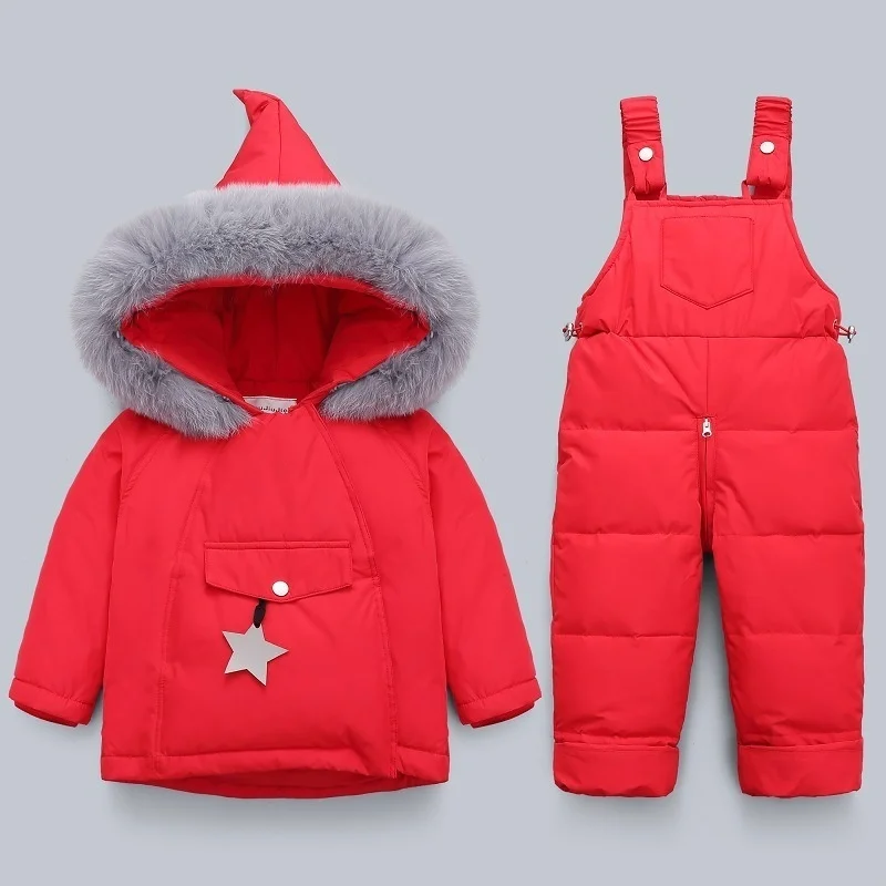 Детский пуховой комбинезон на возраст 0-5 лет