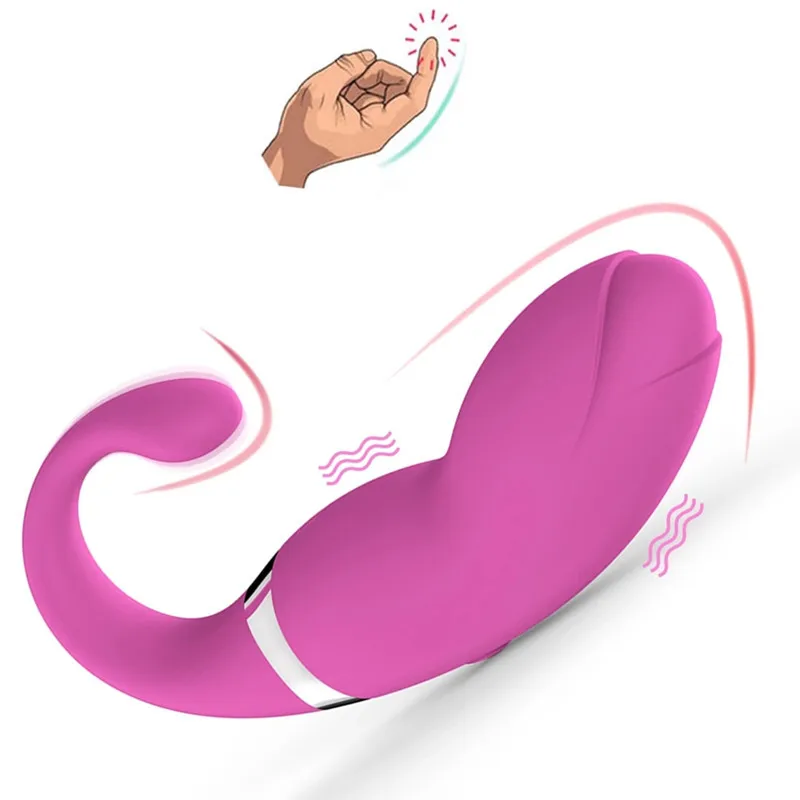 

High Frequency Tongue Licking Vibrator G-Spot Clitoris Simultaneous Stimulation Female Masturbation Sex Toys For Women Intimate