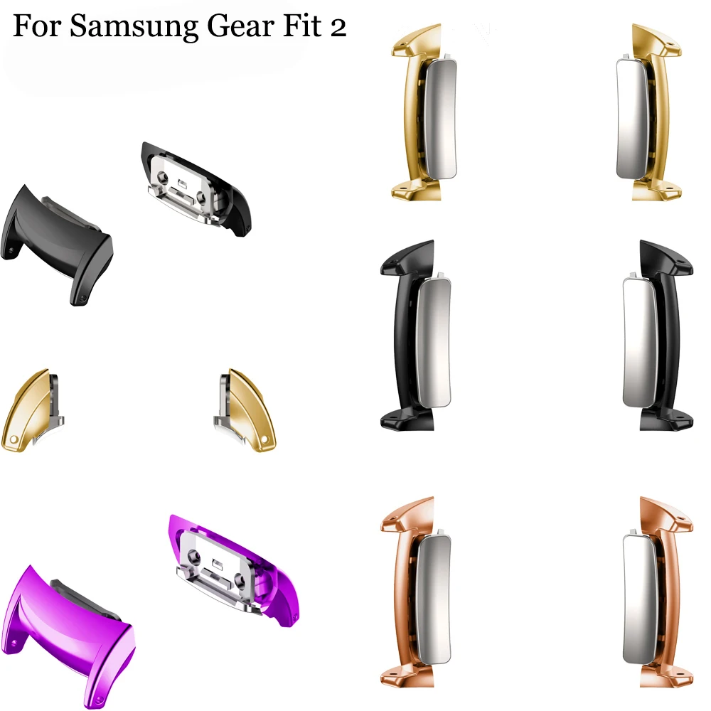 

Watch strap adapter for Samsung Gear fit2 smart watch 18mm stainless steel watch strap metal connector Converte bracelet