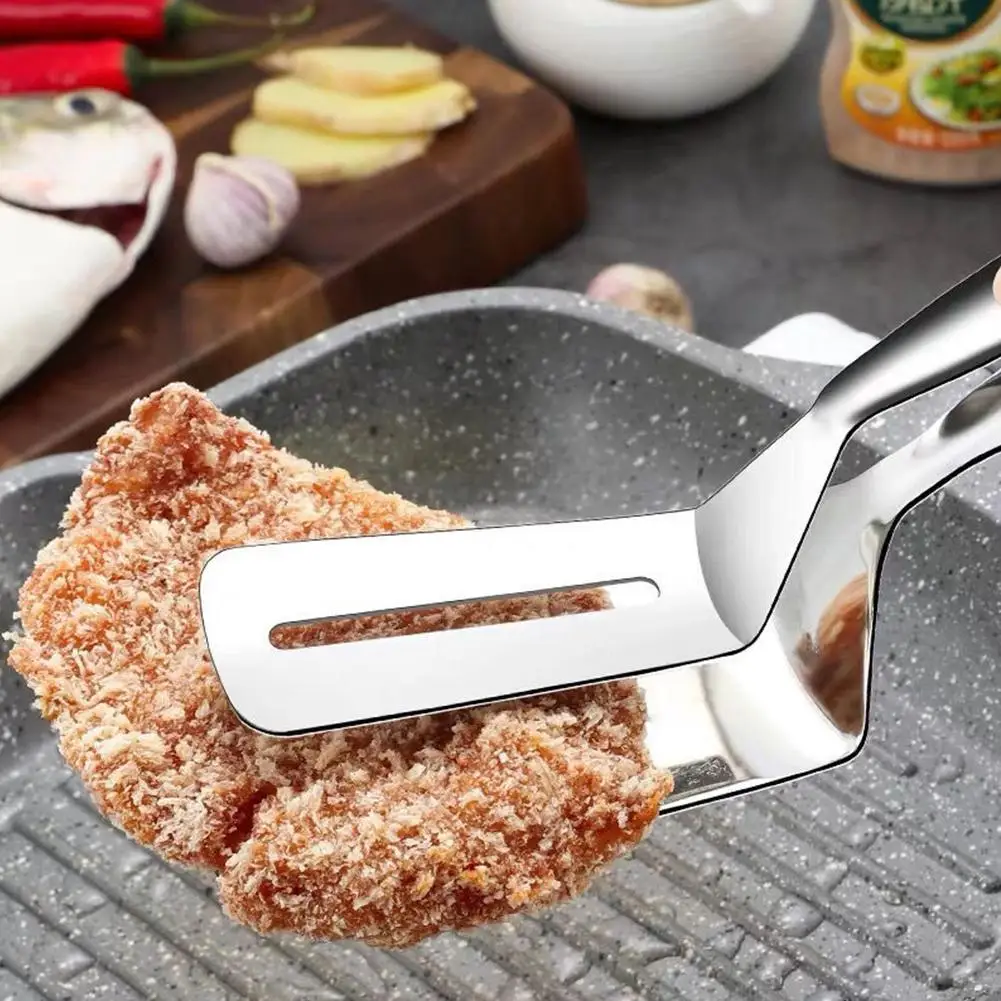 Frying Spatula Steel Multifunctional Food Fish Shovel Steak Kitchen Stove Clip Tongs Appliances Spatula Cookware