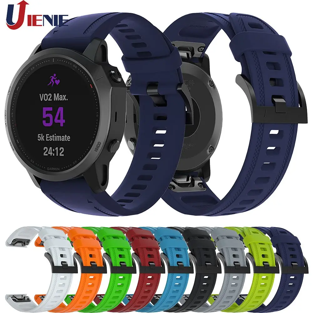 Ремешок силиконовый спортивный для смарт часов Garmin Fenix 6s /6s Pro/5s Plus 20