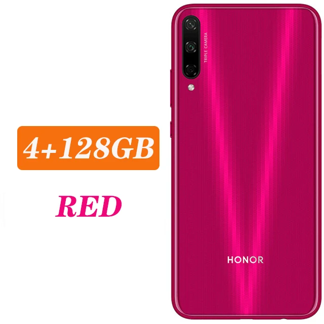 4G 128GRed Honor play 3 смартфон 4/6G 64G/128G 4000 мА/ч, Батарея Kirin 710F 48MP камера Android 9,0 6,3" ips 1560X720 - Цвет: 4G 128GRed
