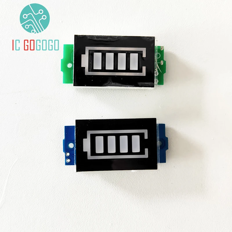 1S 3 7 в модуль индикатора емкости литиевого аккумулятора 4 2 синий дисплей монитор