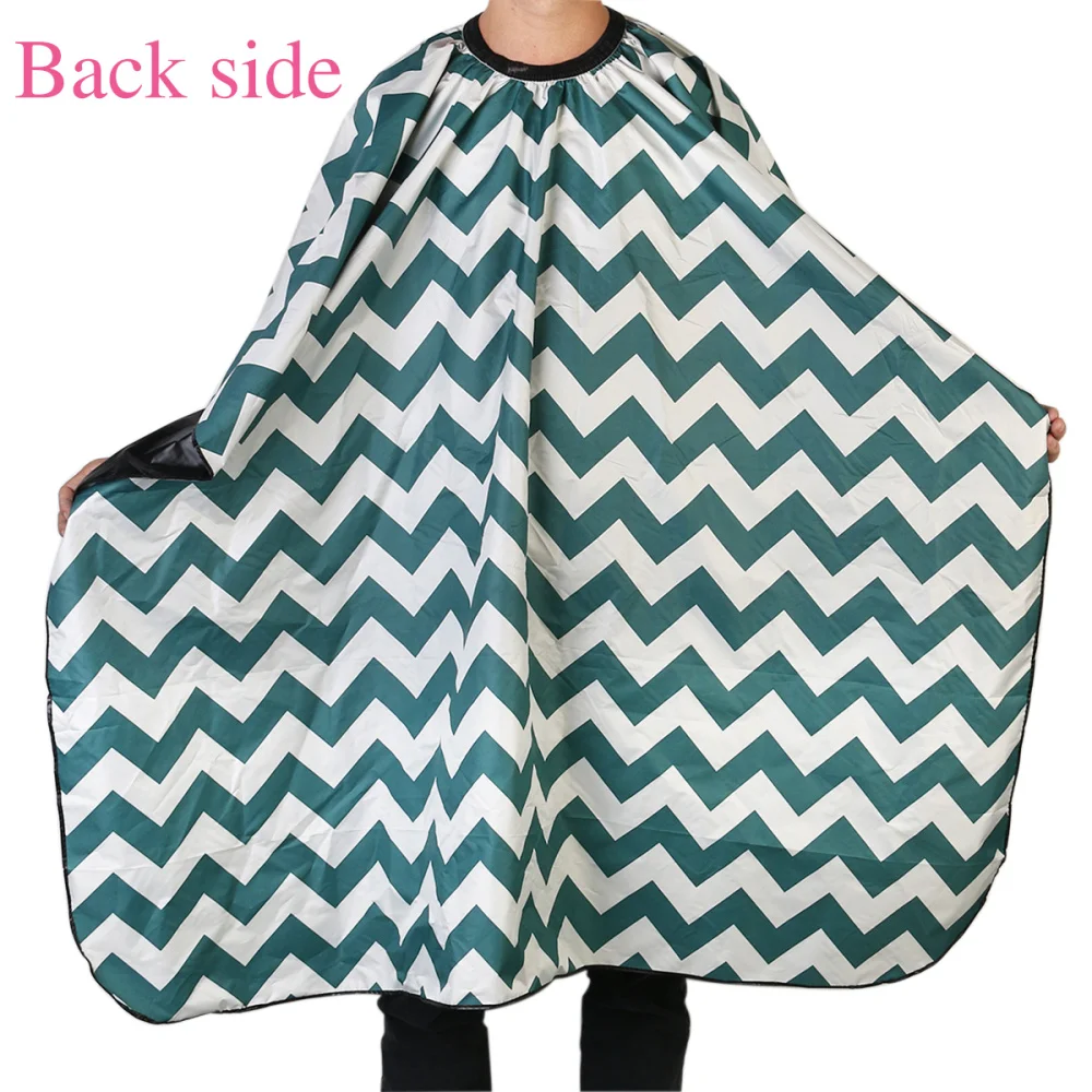 

Black Barber Hair Beauty Salon Cape Hairdressing Gown (Lining Random Color)