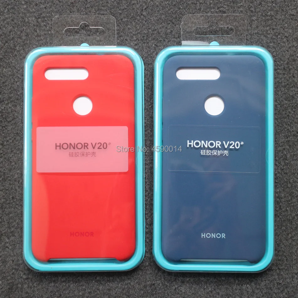 Honor вид 20 официальный жидкий силикон Honor V20 чехол 6,4 дюймов PCT-AL10 протектор задней крышки корпуса