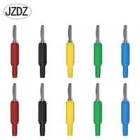 jzdz 10pcs 4mm copper banana plug electrical connector adapter j 10023