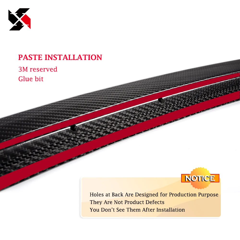 Задний спойлер для багажника задний из настоящего углеродного волокна