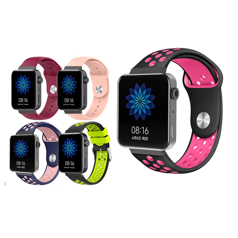 Мягкий силиконовый ремешок для часов для xiaomi smart watch, новинка, сменный ремешок для mi watch, резиновый ремешок для часов, аксессуары