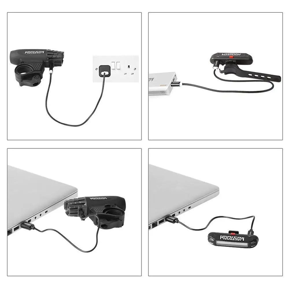 Светодиодный велосипедный фонарь Lumiere velo перезаряжаемый через USB для велоспорта |