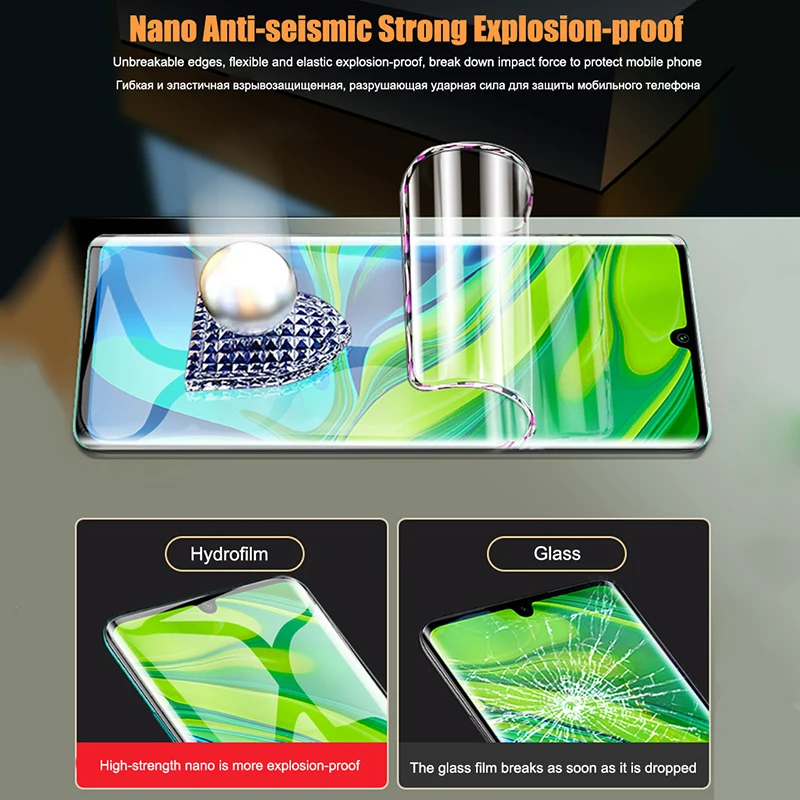 For Doogee BL9000 Y9 Plus Y8 Y8c S90C N10 S86 S70 S60 S59 Lite X70 X96 Pro Full Cover Casing Screen Protector Soft Hydrogel Film images - 6