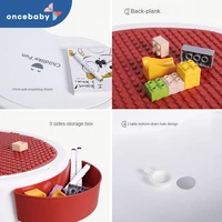 Childrens Building Table Puzzle Multi-function Large Particles Toys Boys Girls Baby Plastic Learning Game Table Kids Furniture