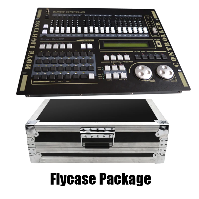 Hot Sale Professional 512 DMX Controller Flycase Stage Light DMX512 Master Console Flight Box Use For Led Par Beam Moving Head | Лампы и