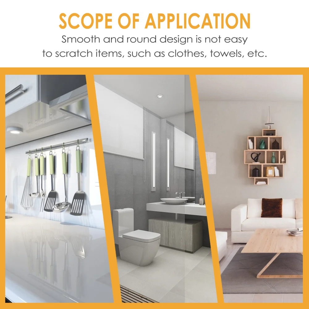 

1 Set 4Pcs Drilling Storage Hooks Multipurpose Rotating Hooks (Black)