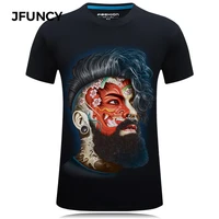 jfuncy 3d aesthetic print tshirt men tees tops summer graphic t shirts short sleeve male streetwear man casual cotton clothes