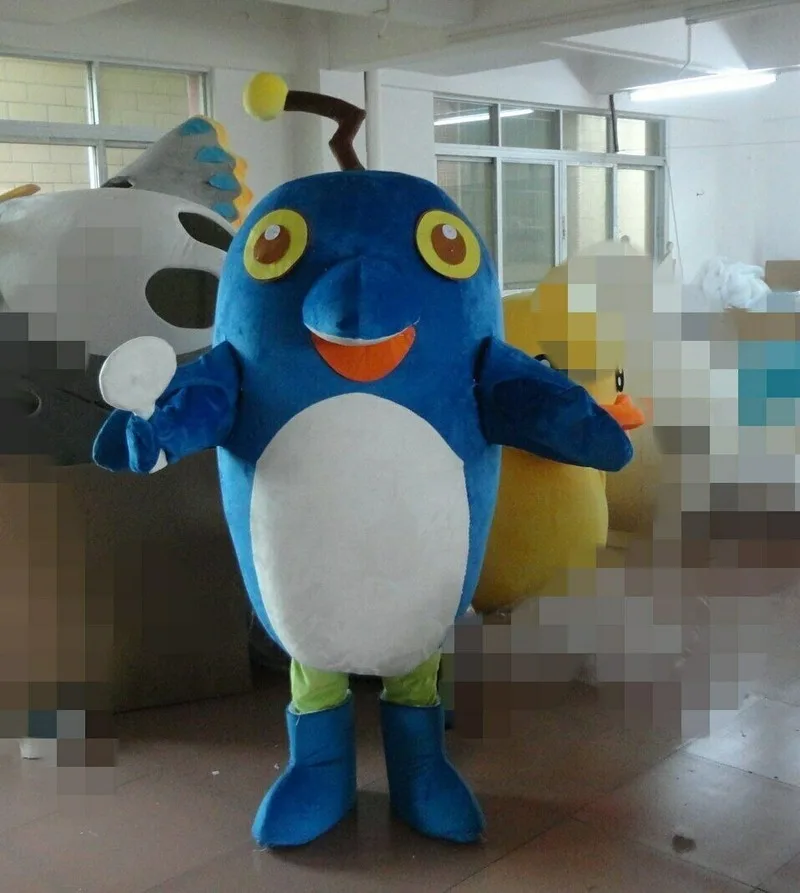 Костюм талисман синяя рыба костюмы для косплевечерние вечернее платье игры