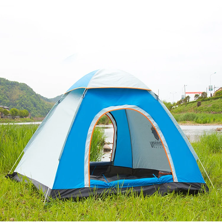 Comprar Tienda De Campaña Portátil Para Exteriores, Tienda De Campaña Familiar De 3 A 4 Personas, Resistente Al Agua, Para La Playa, Techo, Gazebo