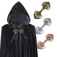 1pair vintage cardigan collar clips women shawl brooch sweater blouse pin cape cloak clasps fasteners buckle brooch clip jewelry