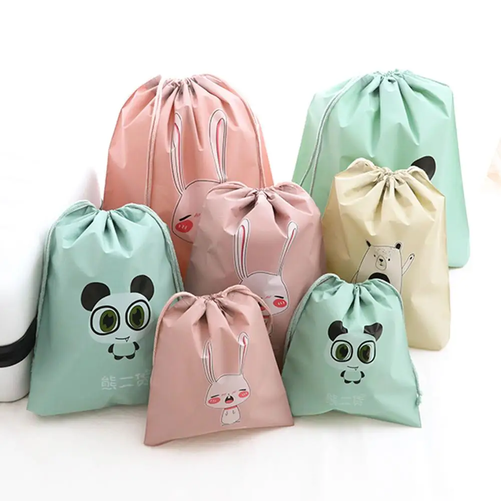 3 шт. водонепроницаемые сумки для обуви кролика панды медведя|Сумки вещей| |