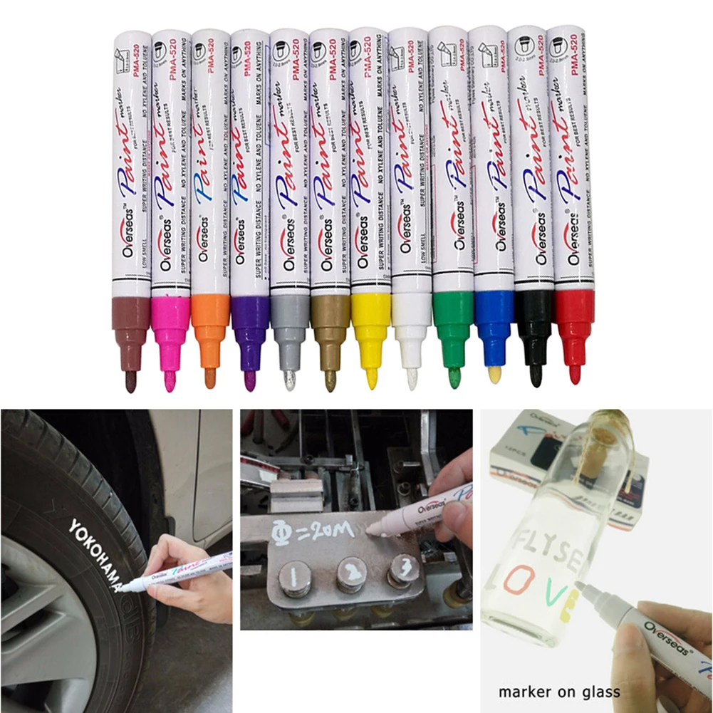 Новинка 12 цветов автомобильное пальто для удаления царапин прозрачная ручка