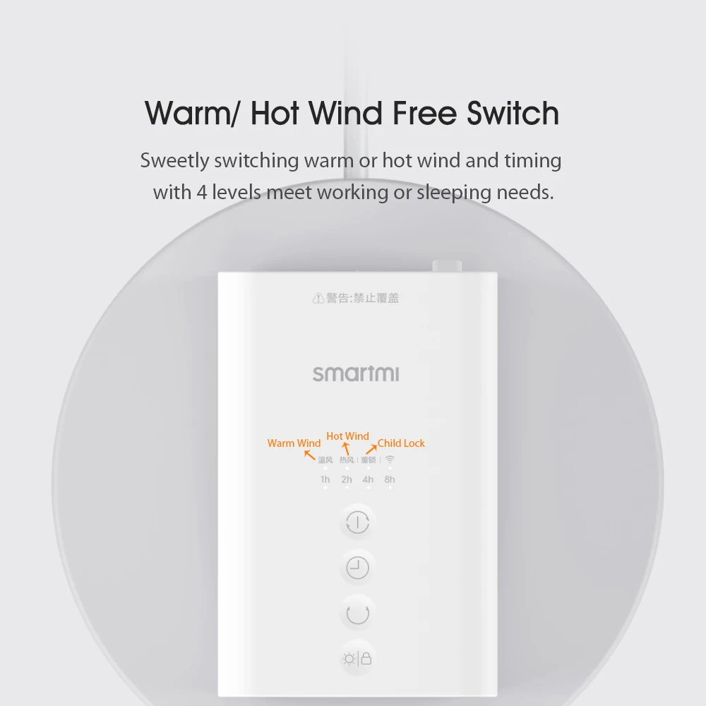 Электрический нагреватель Youpin Smartmi зимний керамический PTC воздушный вентилятор