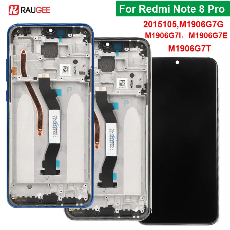 

Touch Screen For xiaomi Redmi Note 8 Pro LCD Display Mult Touch New Digitizer Screen Replacement For Redmi Note 8 Pro Global