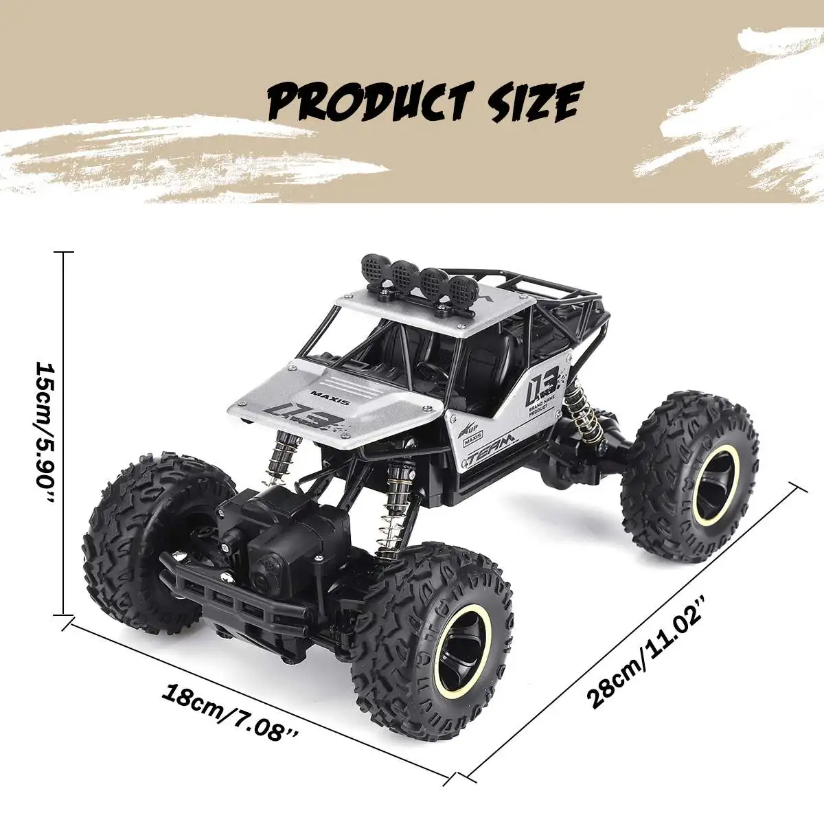 

RC Truck Auto 1:16 28CM 2.4G Update Version Radio-Controlled 4WD High Speed Off-road Vehicle RC Electric Car Toysr Boys gift