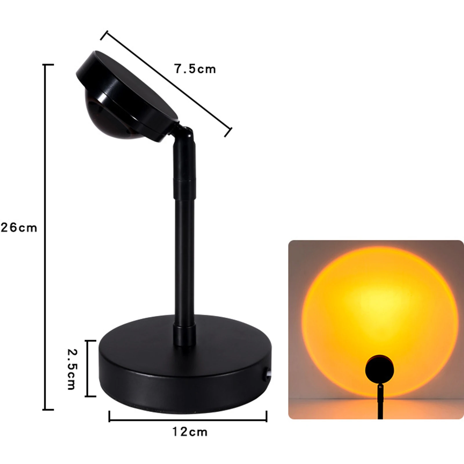 

Sunset Projection Floor Light Rainbow Modern Led Floor Light Living Room Stand Light Bedroom Projector Floor Lamp jlrr