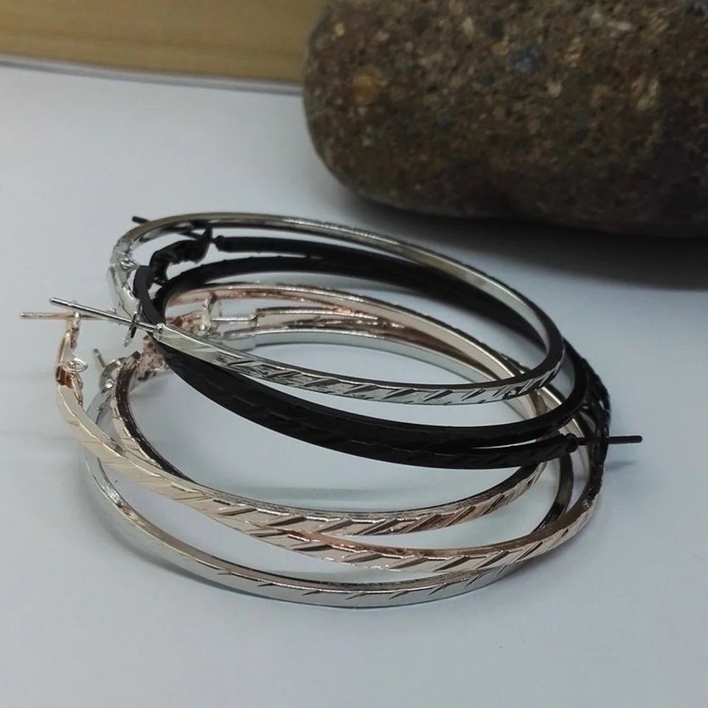 

Korean Earrings Fashion 2021 New Earrings Korean Fashion Circular Earrings Korea Personality Earrings Grunge Jewelry Wholesale