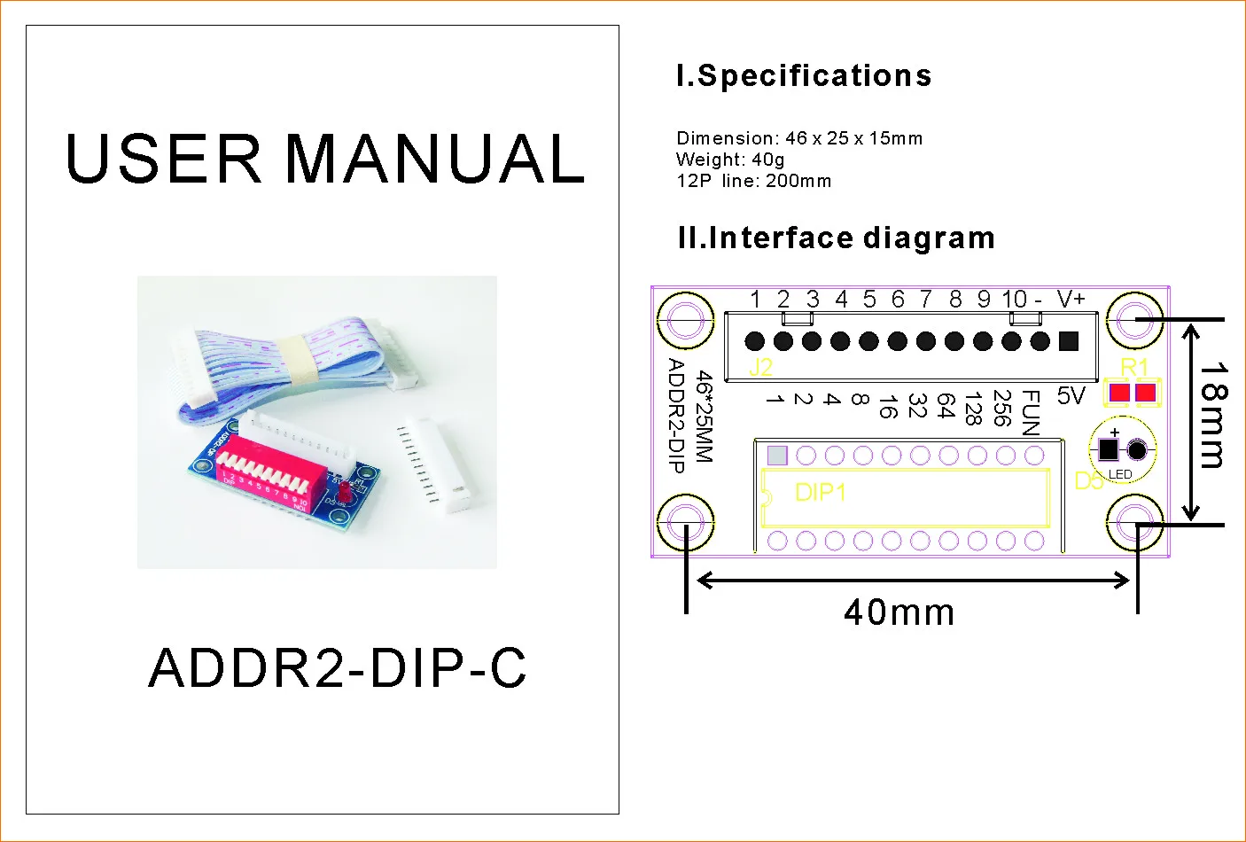 Аксессуар для записи адреса DMX512 с 10 выводы корпуса dip | Освещение