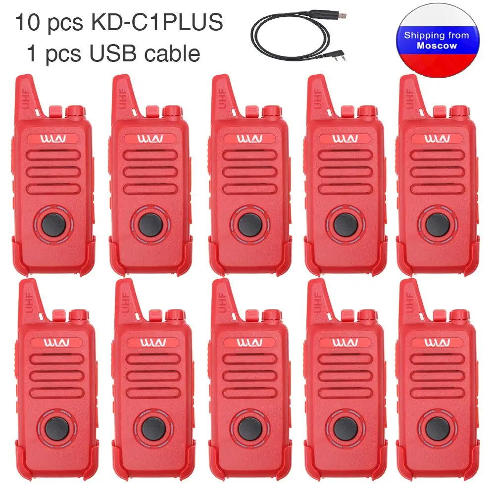 Мини рация WLN KD C1 Plus 3 5 Вт 1.5 км 10 шт.|Рации| |
