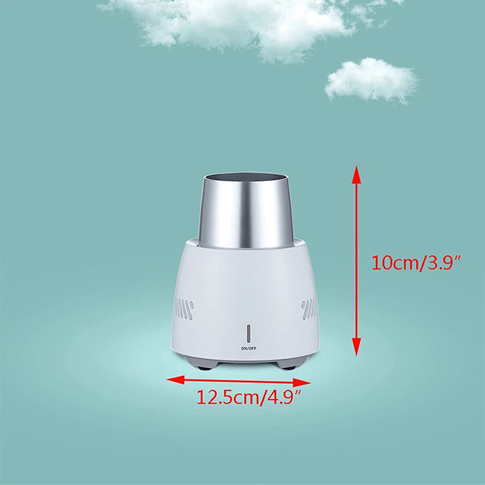 

Cola Cup For Water Beer Quick Cooler Milk Plate Electric Use Desk Office Portable Beverage Mug Suitable For Bar Parties