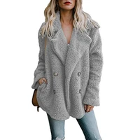 2021fashion winter clothing women solid wool warm plus size female clothes ladies coats jacket long sleeve double breasted