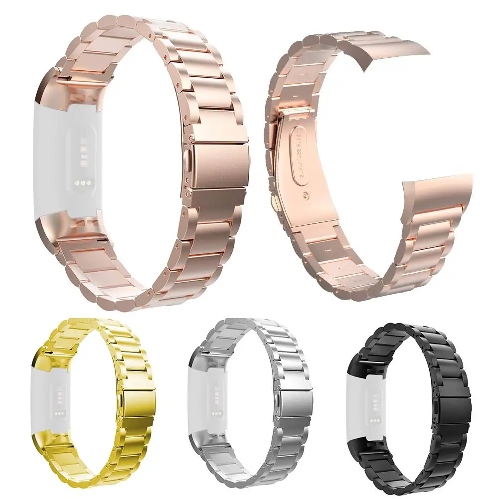 Сменный ремешок из нержавеющей стали металлический браслет аксессуары для Fitbit