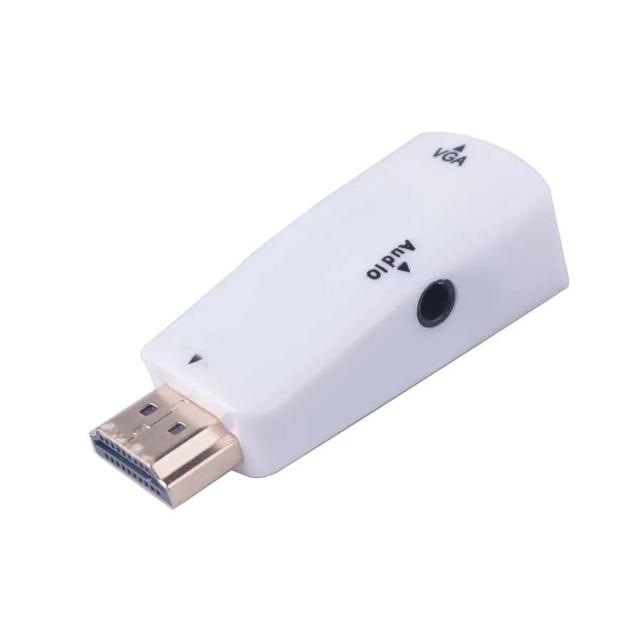 Elistooop преобразователь HDMI совместимый с аудиокабелем для ПК ноутбуков планшетов