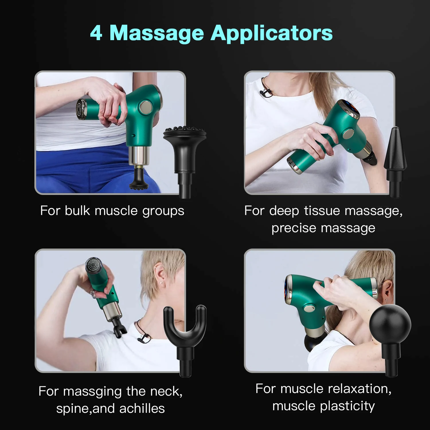 Muscle Massage Gun Mini Pocket 32 Speed Vibration Electric Back Neck Massager Gun For Body Deep Relief Pain Slimming Fascial Gun images - 6