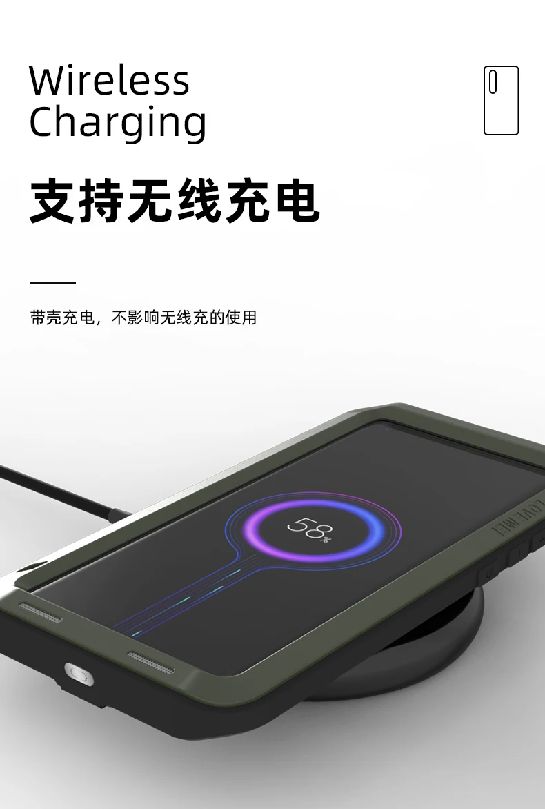 original love mei powerful case for xiaomi mi 10 metal armor shock dirt proof water phone cases for xiaomi mi 10 pro 6 67‘’ 5g free gl